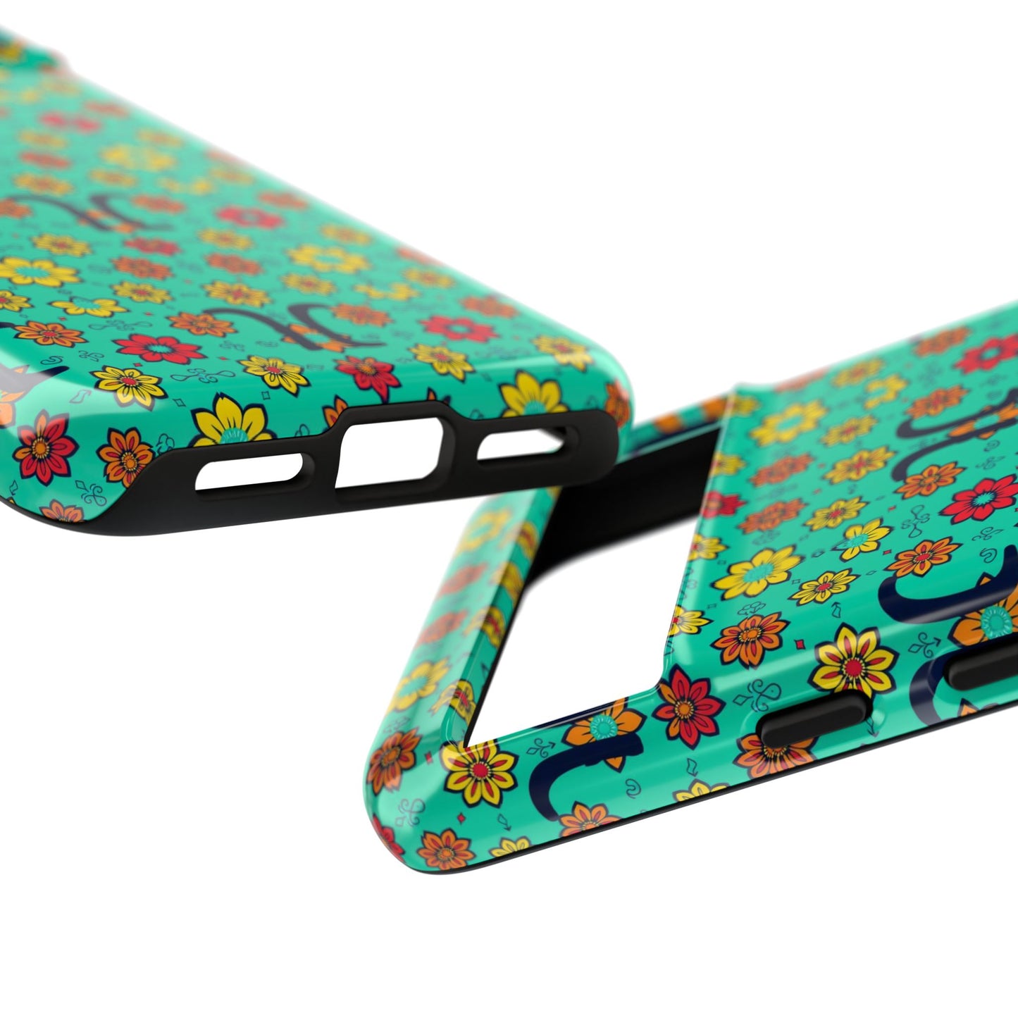 Tough Cases, Aquarius, Zodiac v2, Flower Pattern