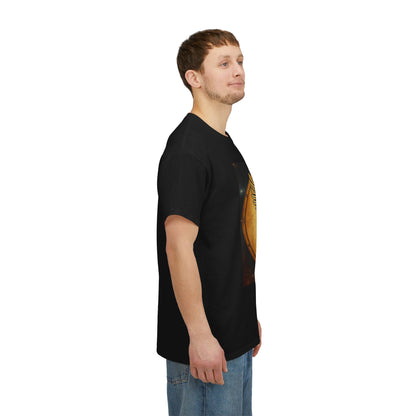 Unisex Heavy Cotton T-Shirt, Twin Angel v1, Gemini Zodiac Design