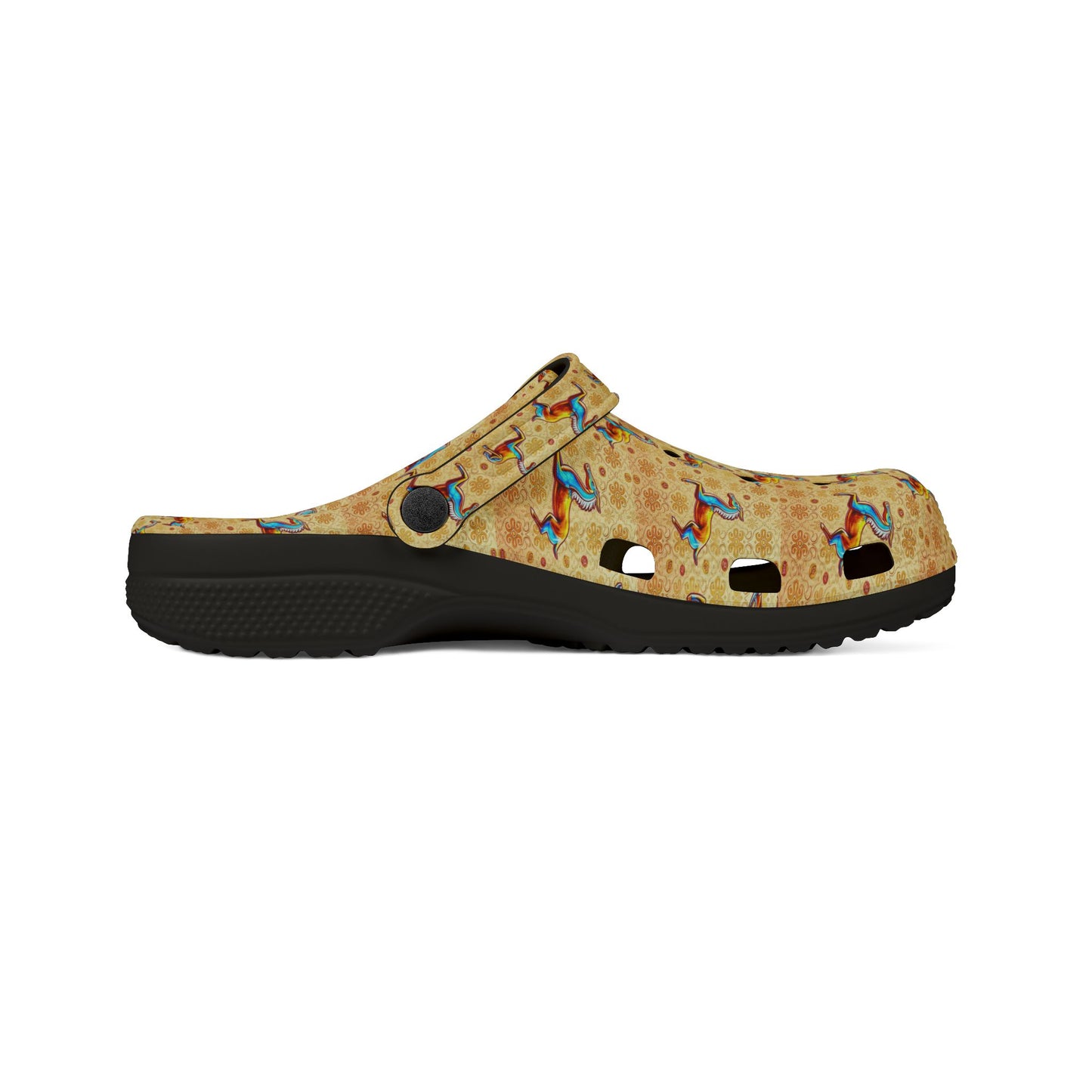EVA Foam Rubber Shoes, (AOP), Virgo, Zodiac v2, Pattern