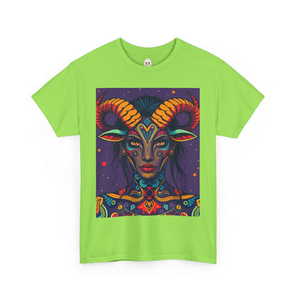 Unisex Heavy Cotton T-Shirt, Taurus, Zodiac v3, Sexy Art