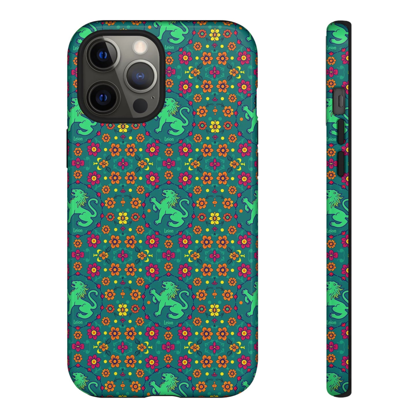 Tough Cases, Leo, Zodiac v3, Flower Pattern