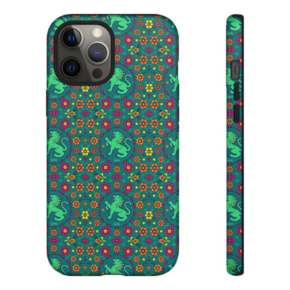 Tough Cases, Leo, Zodiac v3, Flower Pattern