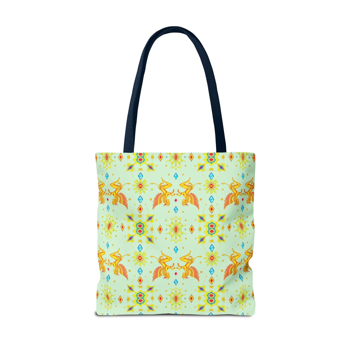 Tote Bag (AOP), Gemini, Zodiac v1, Jewel Pattern