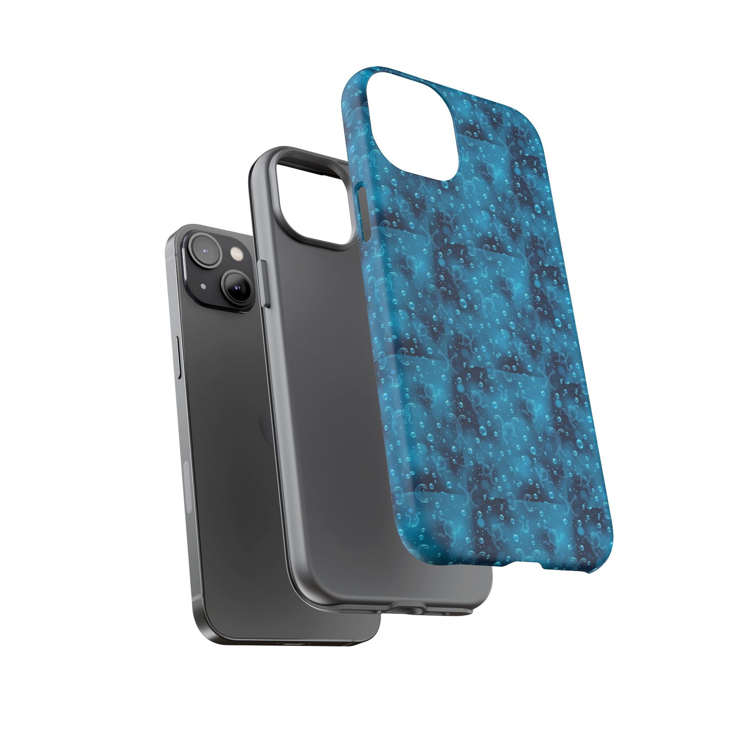Tough Cases, Aquarius, Zodiac v3, Bubble Pattern