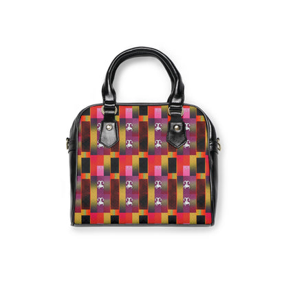 Shoulder Handbag, Capricorn, Zodiac v2, Shapes Pattern