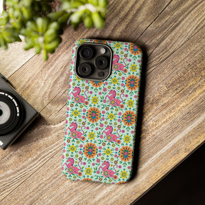 Tough Cases, Aquarius, Zodiac, Flower Pattern