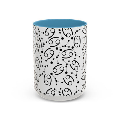Accent Coffee Mug with the Cancer sign (11, 15oz)