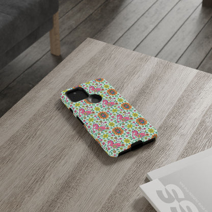 Tough Cases, Aquarius, Zodiac, Flower Pattern