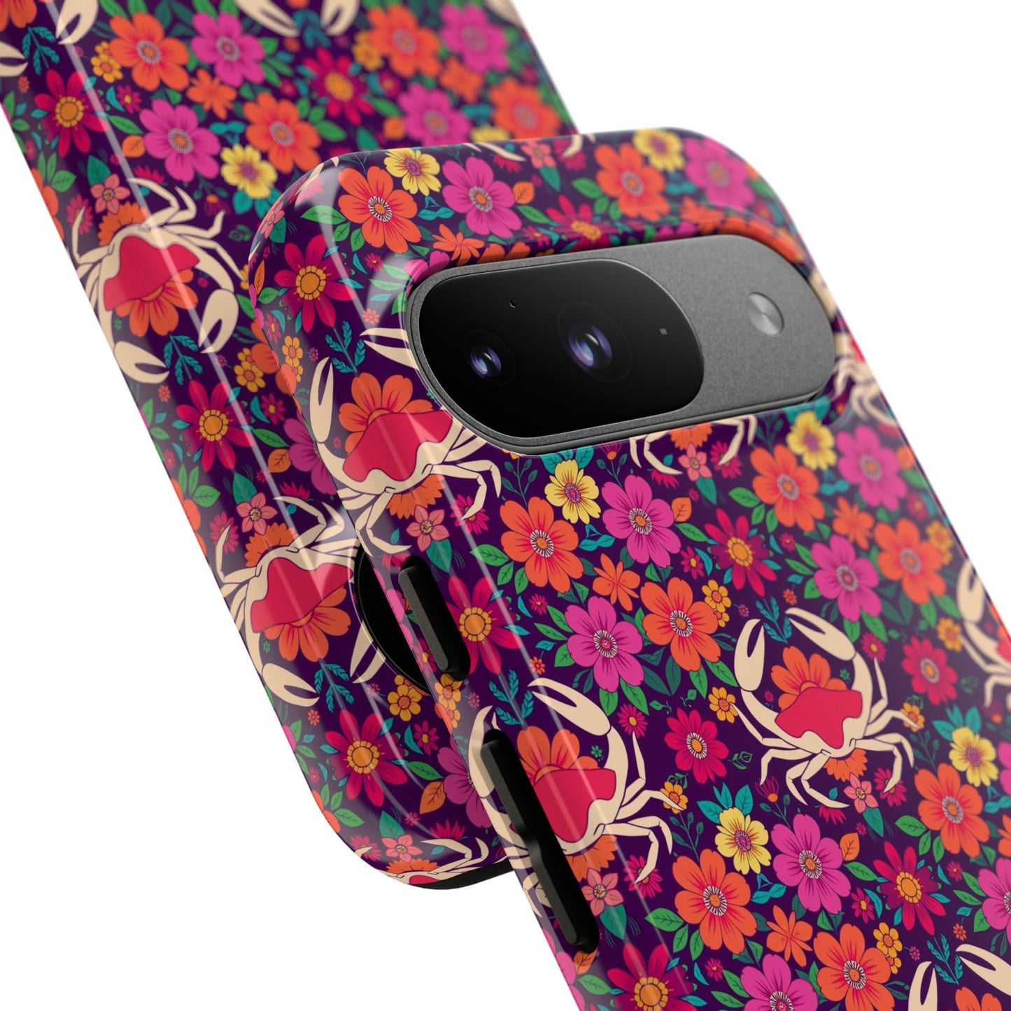 Tough Cases, Cancer, Zodiac v1, Flower Pattern