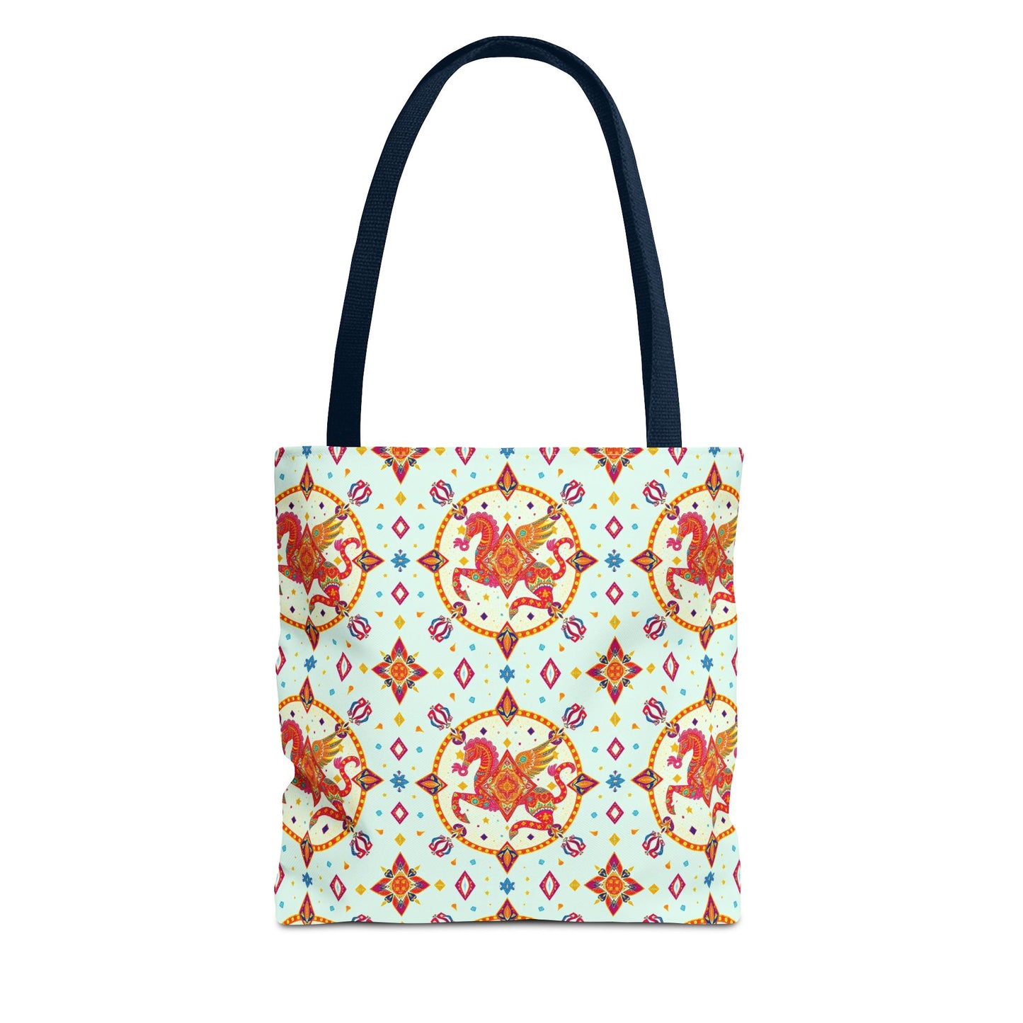 Tote Bag (AOP), Aquarius, Zodiac v1, Jewel Pattern