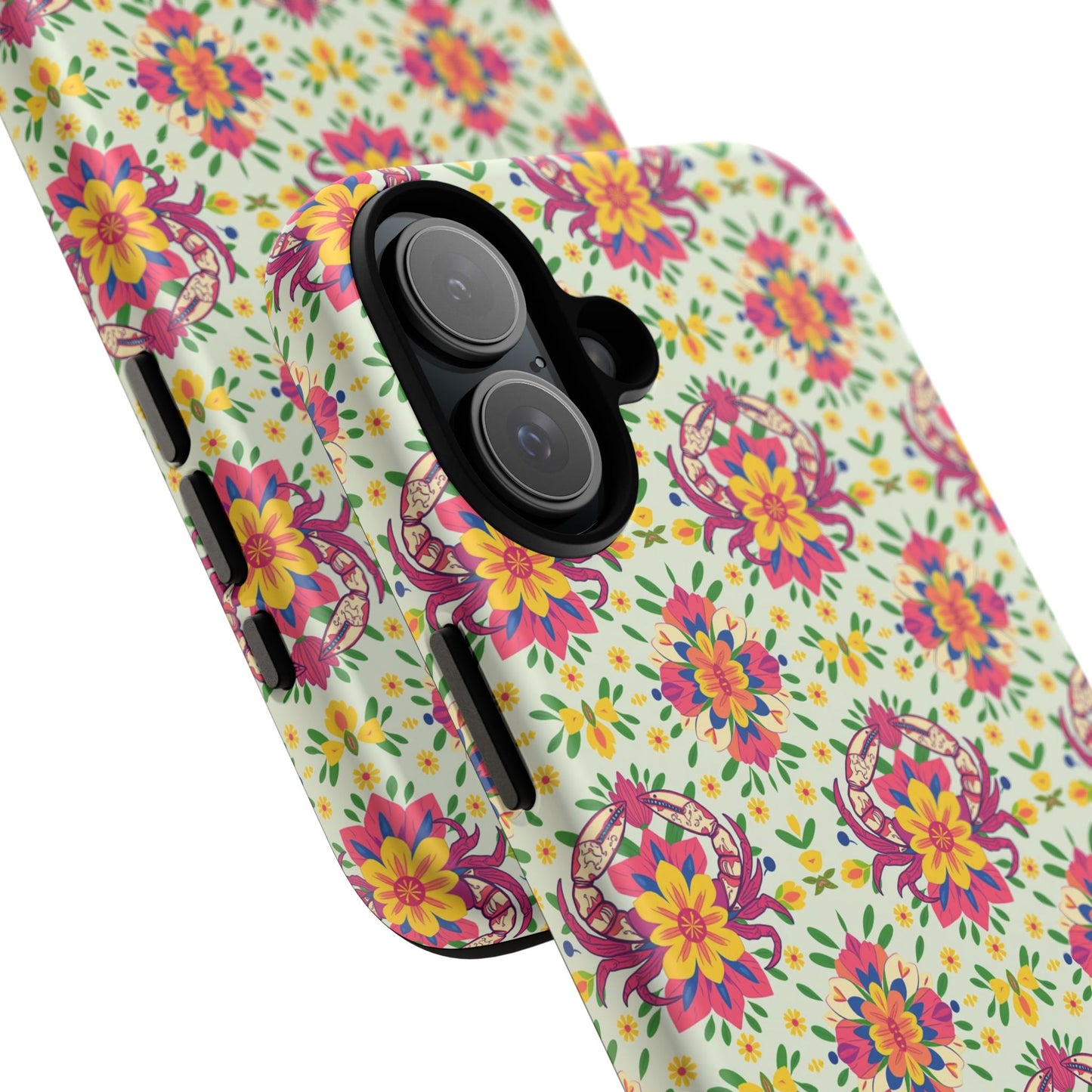 Tough Cases, Cancer, Zodiac v3, Flower Pattern