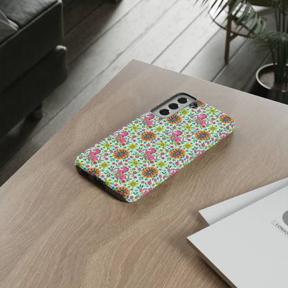 Tough Cases, Aquarius, Zodiac, Flower Pattern