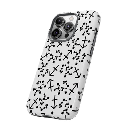 Tough Cases with the Sagittarius Zodiac sign for iPhone, Samsung Galaxy, and Google Pixel devices