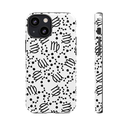 Tough Cases with the Virgo Zodiac sign for iPhone, Samsung Galaxy, and Google Pixel devices