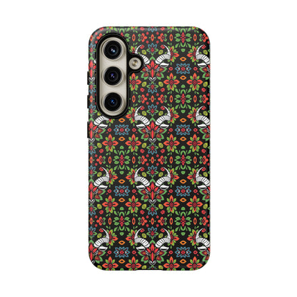 Tough Cases, Taurus, Zodiac v2, Flower Pattern