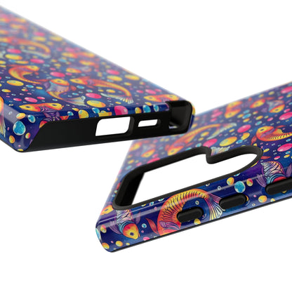 Tough Cases, Pisces, Zodiac, Bubble Pattern