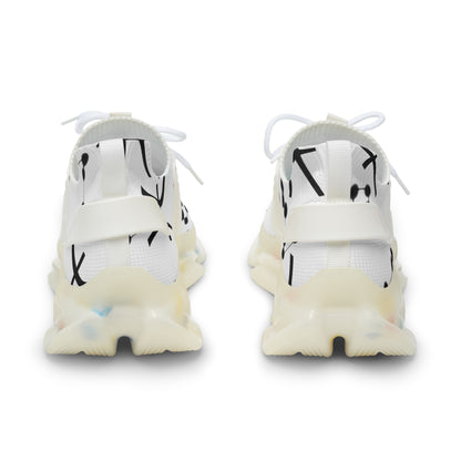 Men's Mesh Sneakers, Pisces Zodiac Sign, all over print
