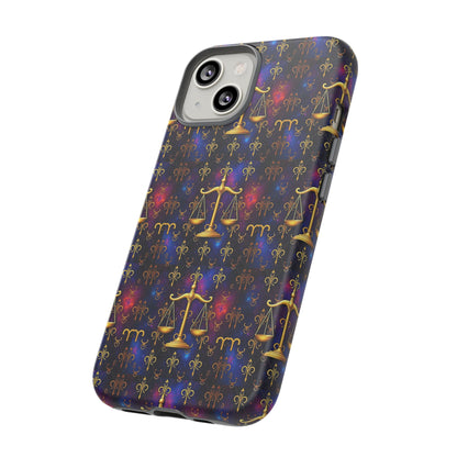 Tough Cases, Libra, Zodiac v2, Metal Pattern