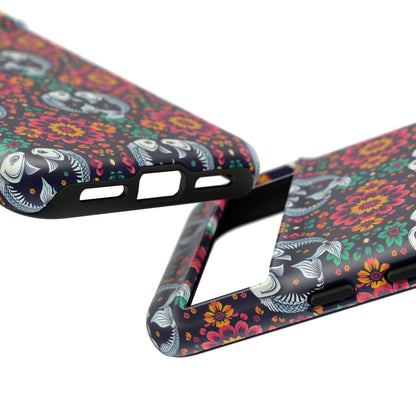 Tough Cases, Pisces, Zodiac v4, Flower Pattern