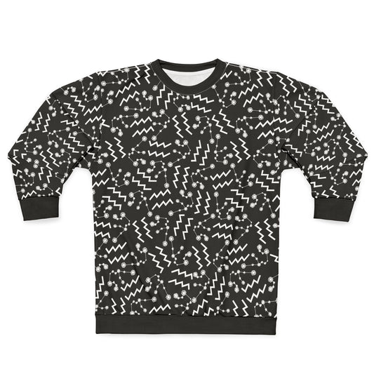 Zodiac AOP Unisex Sweatshirt Aquarius Zodiac Sign