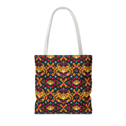 Tote Bag (AOP), Cancer, Zodiac v1, Jewel Pattern