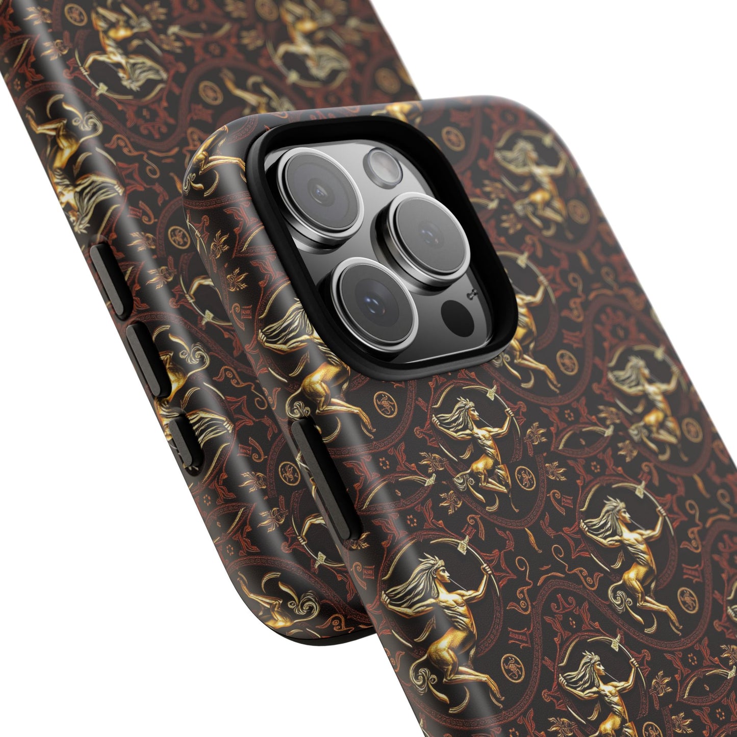 Tough Cases, Sagittarius, Zodiac, Metal Pattern