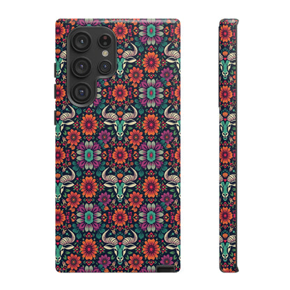 Tough Cases, Taurus, Zodiac v4, Flower Pattern
