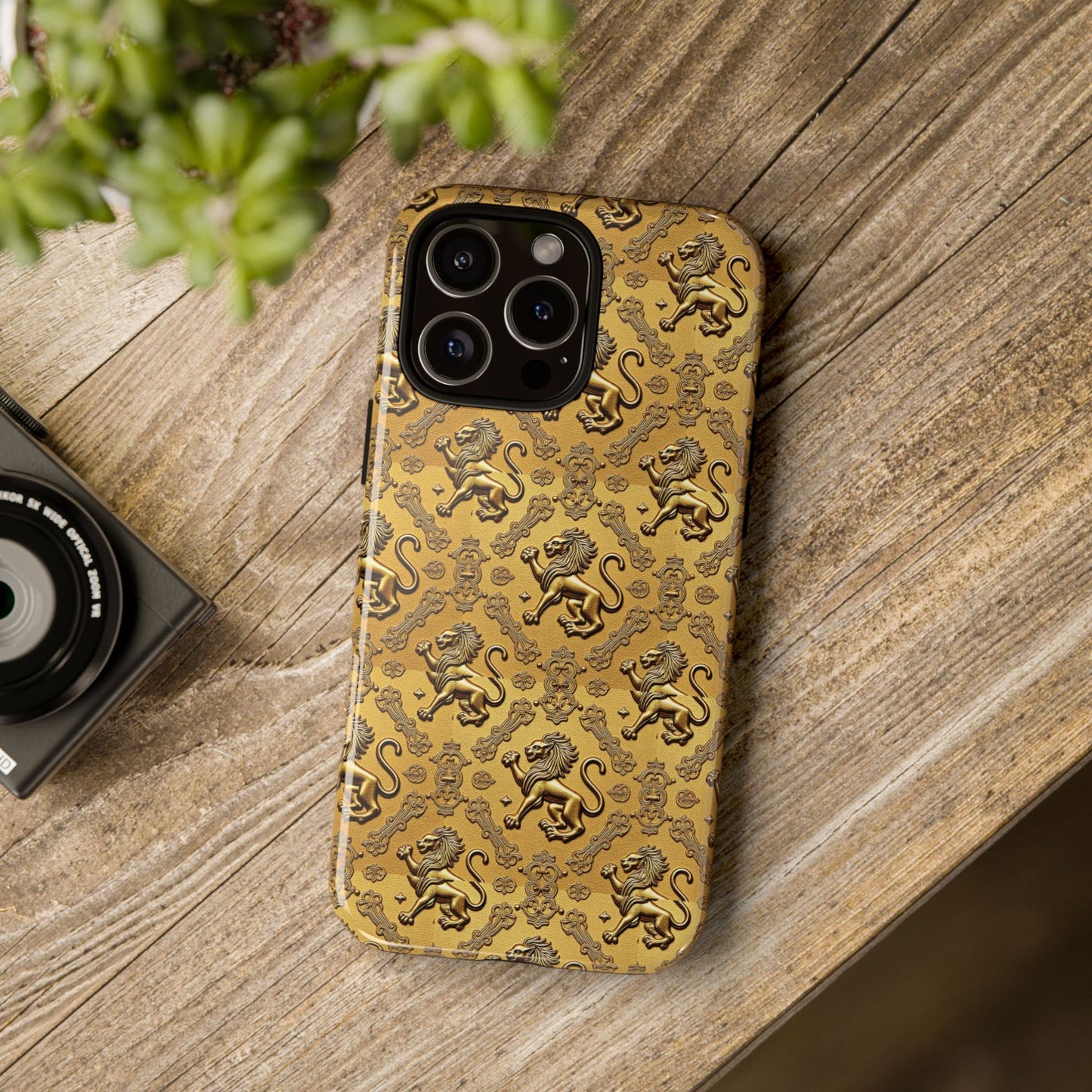 Tough Cases, Leo, Zodiac, Metal Pattern