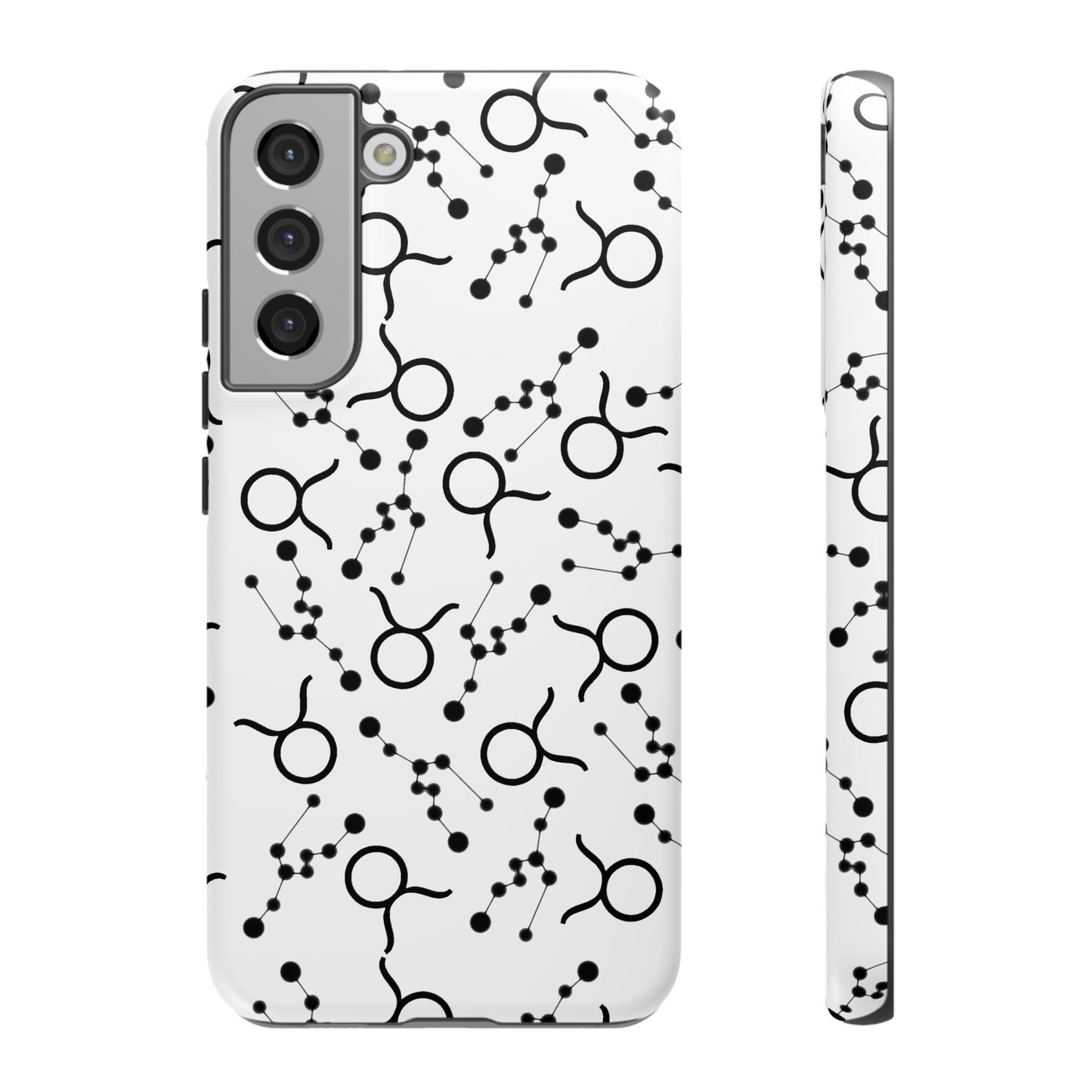 Tough Cases with the Taurus Zodiac sign for iPhone, Samsung Galaxy, and Google Pixel devices