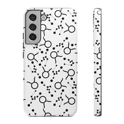 Tough Cases with the Taurus Zodiac sign for iPhone, Samsung Galaxy, and Google Pixel devices