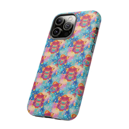 Tough Cases, Pisces, Zodiac v1, Bubble Pattern