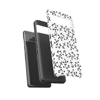 Tough Cases with the Sagittarius Zodiac sign for iPhone, Samsung Galaxy, and Google Pixel devices