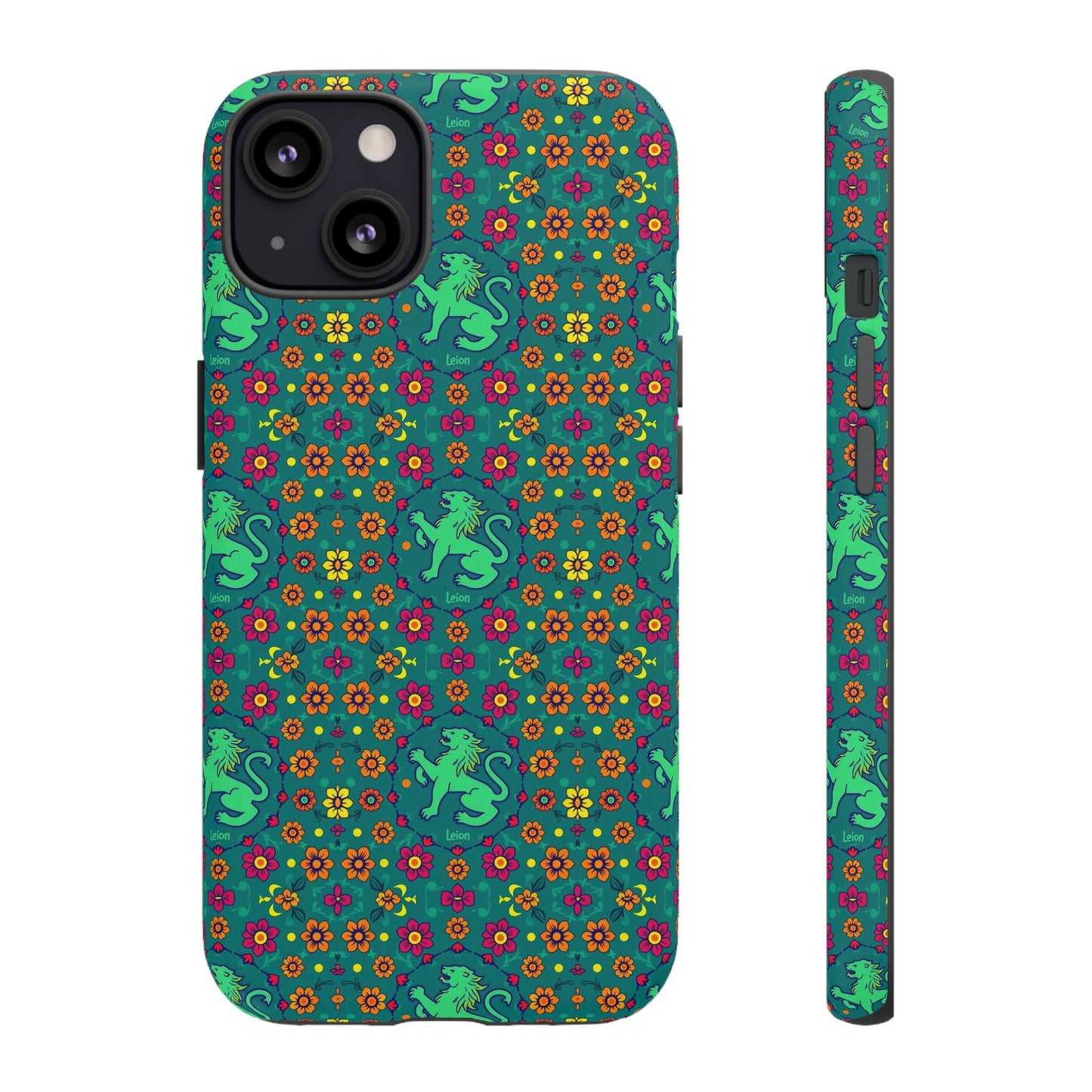 Tough Cases, Leo, Zodiac v3, Flower Pattern