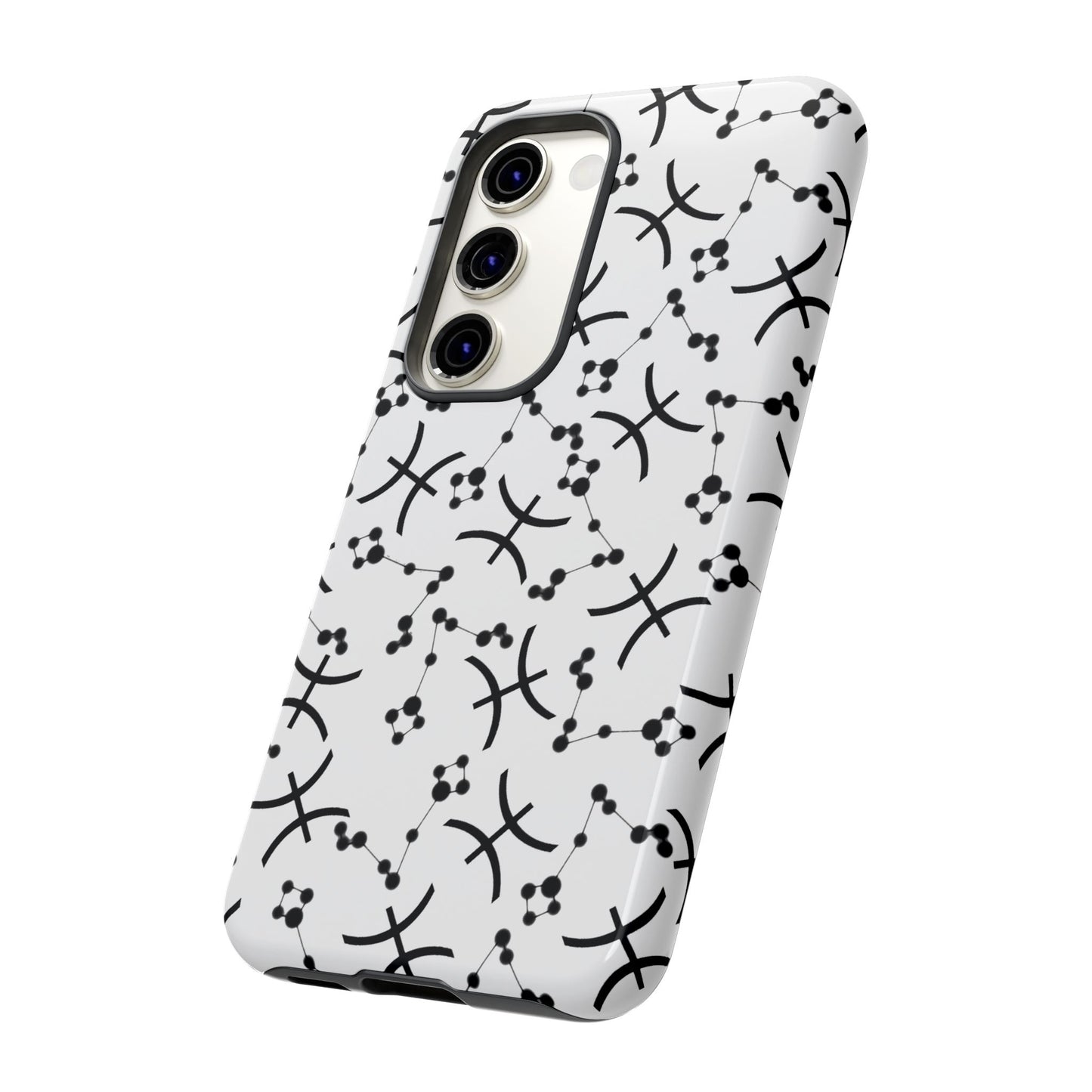 Tough Cases with the Pisces Zodiac sign for iPhone, Samsung Galaxy, and Google Pixel devices