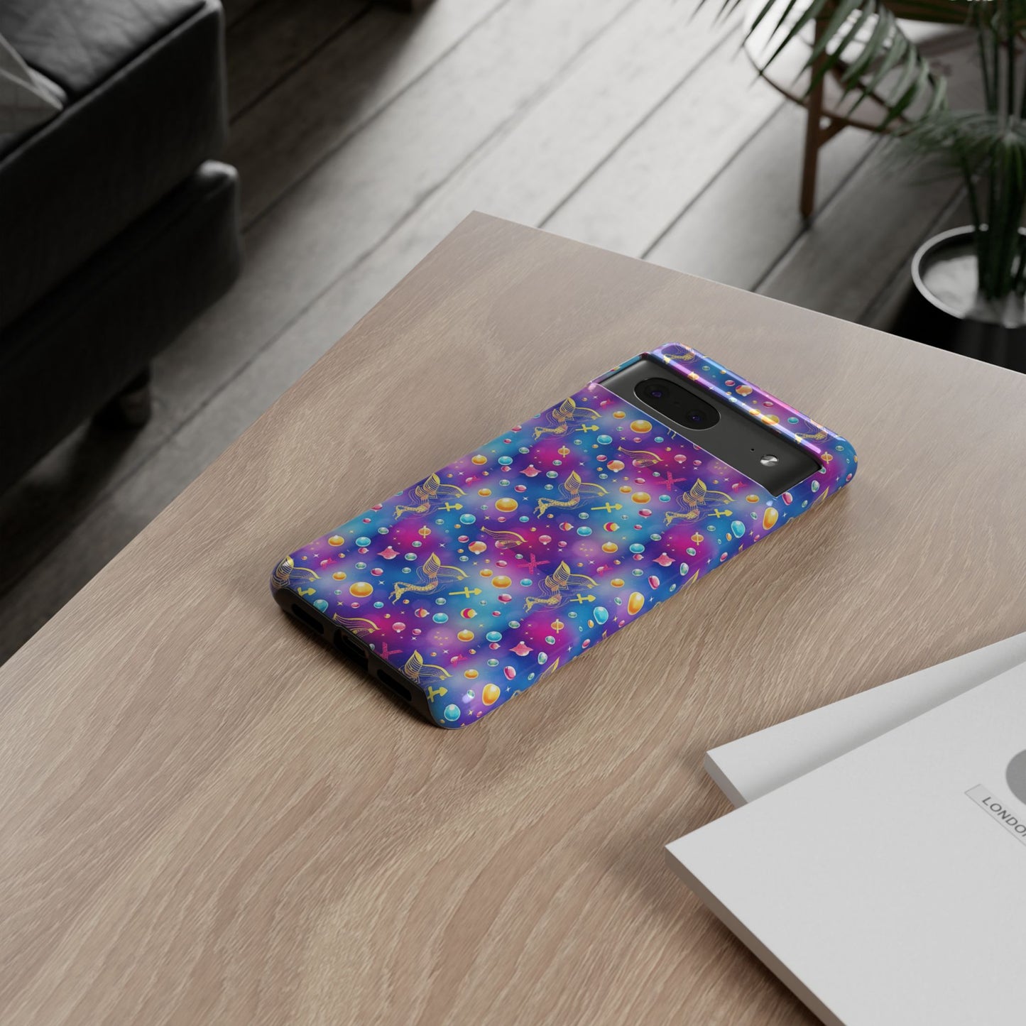 Tough Cases, Sagittarius, Zodiac v3, Bubble Pattern