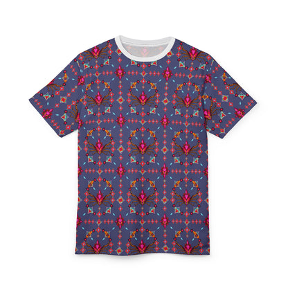 Unisex Cut & Sew T-Shirt, (AOP), Scorpio, Zodiac v2, Jewels Pattern