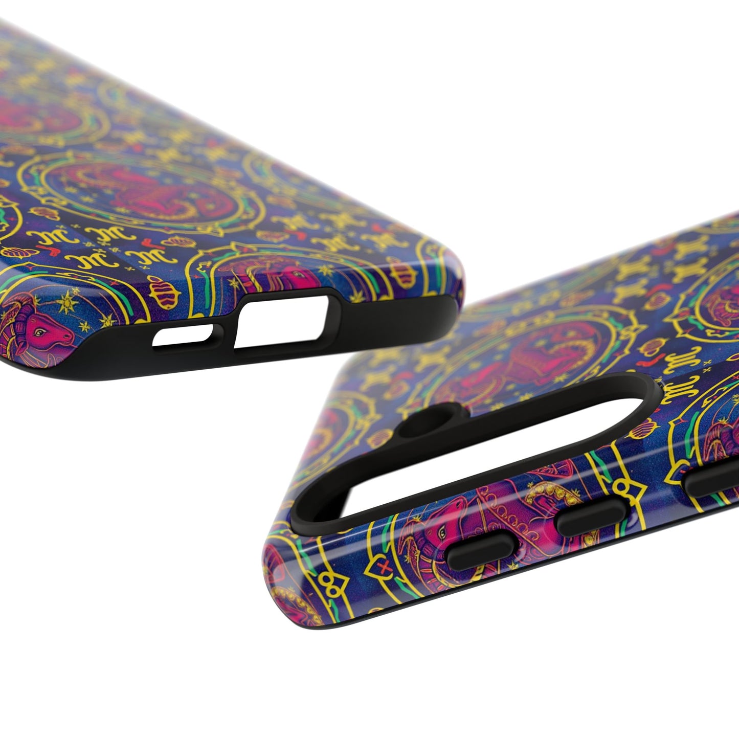 Tough Cases, Capricorn, Zodiac, Metal Pattern