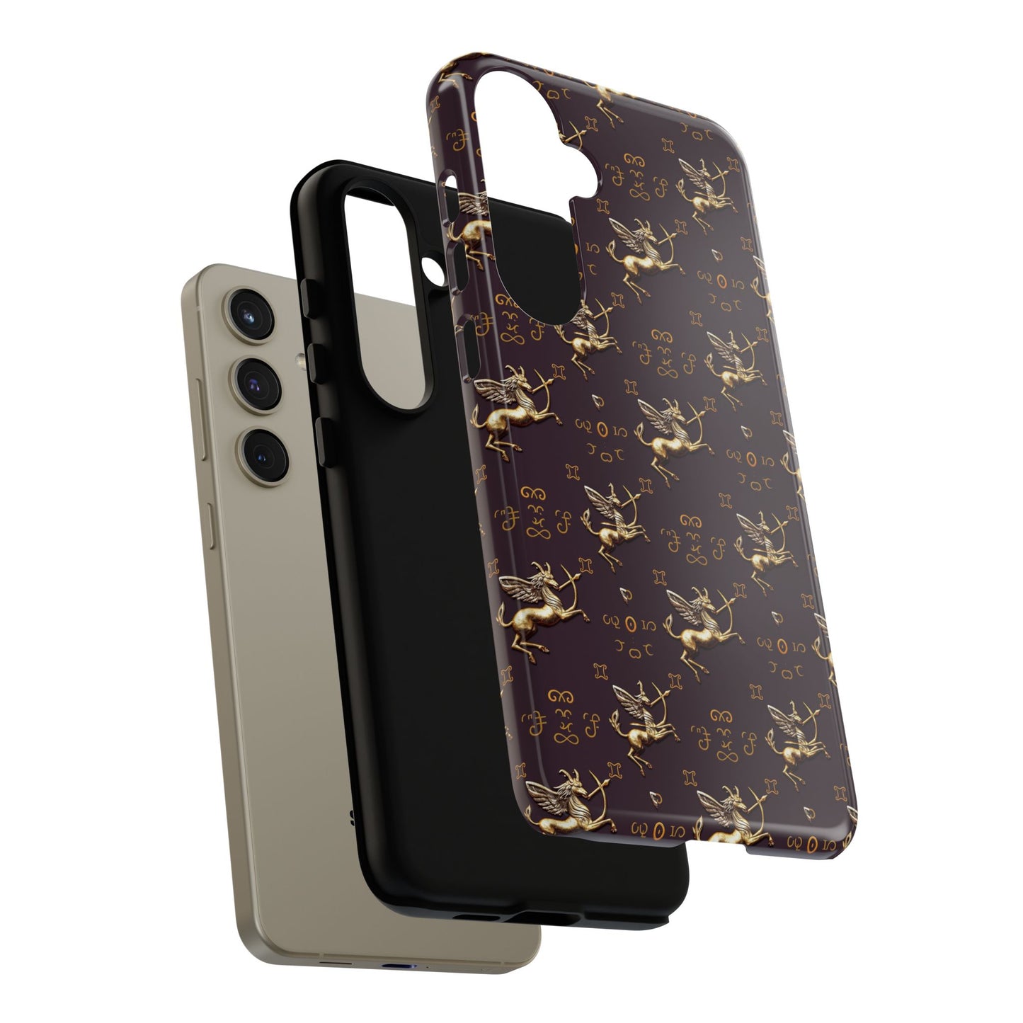 Tough Cases, Sagittarius, Zodiac v3, Metal Pattern