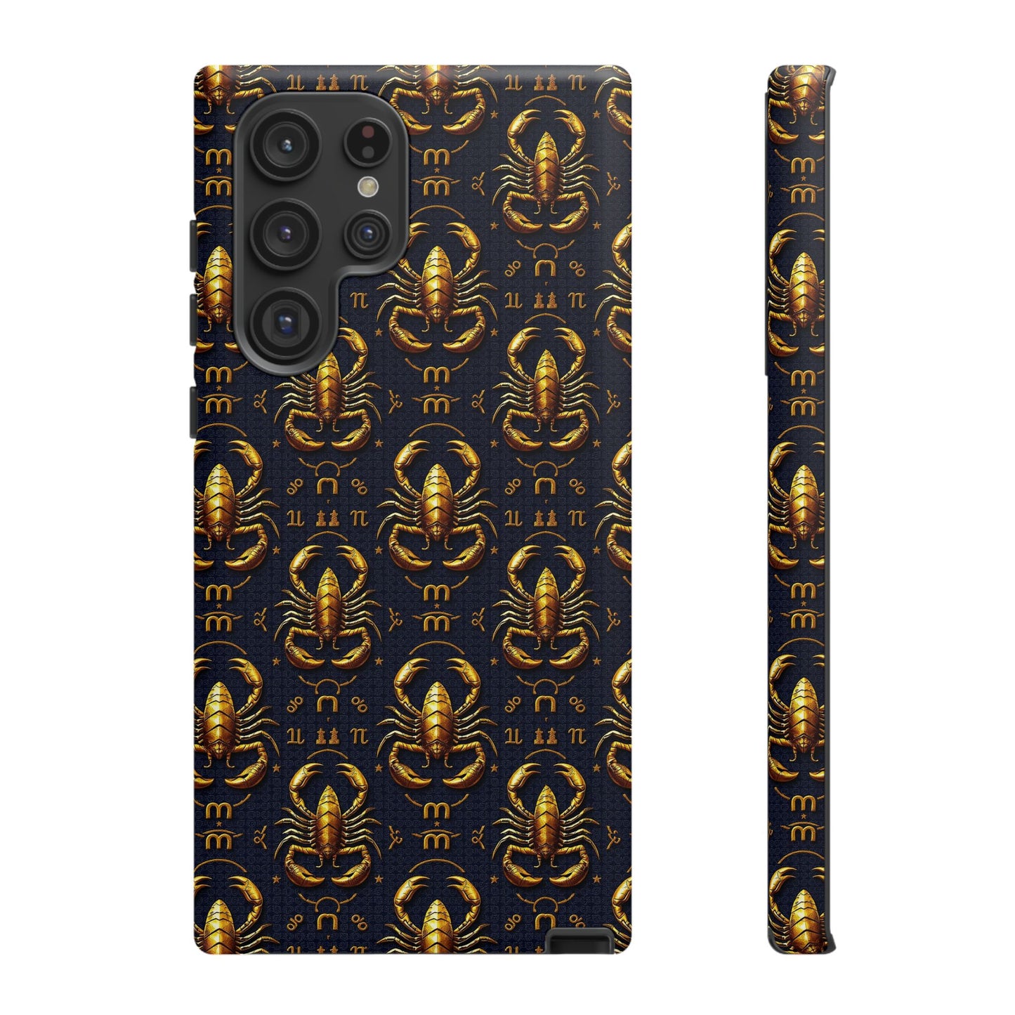 Tough Cases, Scorpio, Zodiac, Metal Pattern