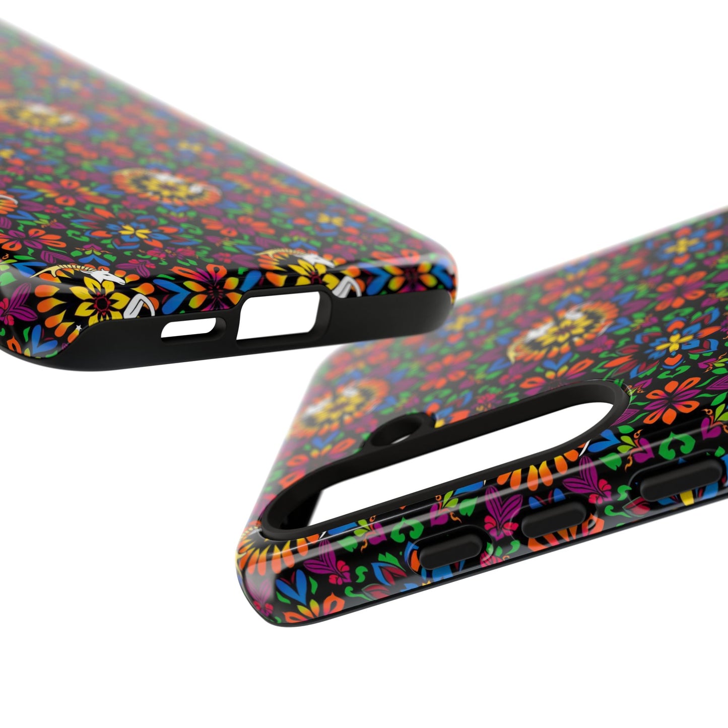 Tough Cases, Capricorn, Zodiac v2, Flower Pattern
