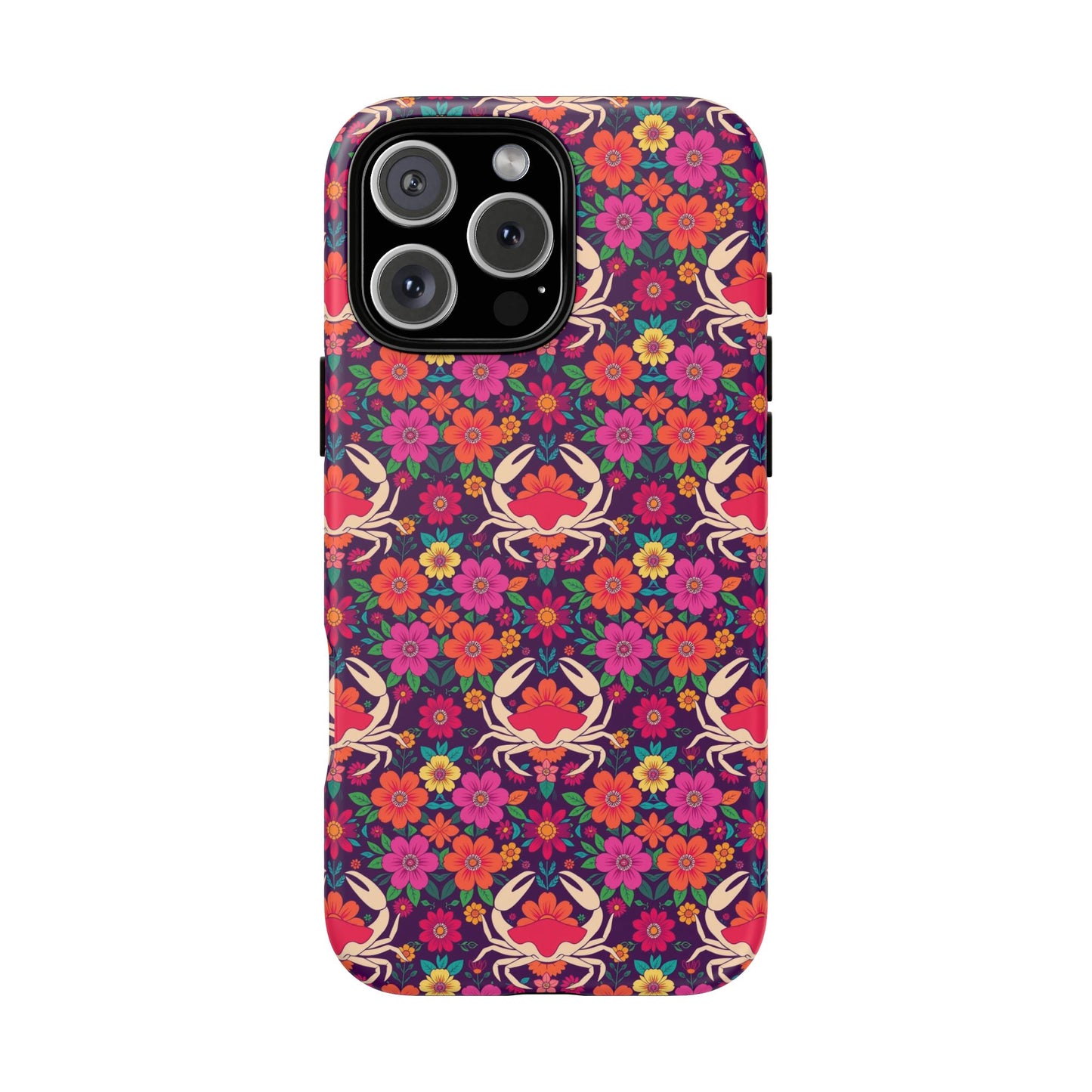 Tough Cases, Cancer, Zodiac v1, Flower Pattern