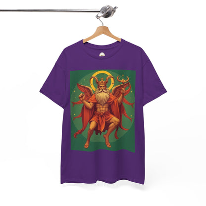 Unisex Heavy Cotton T-Shirt, Aries God, Zodiac Design