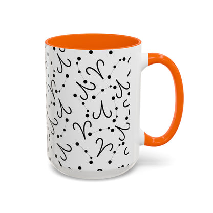 Accent Coffee Mug with the Aries sign (11, 15oz)