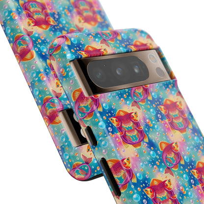Tough Cases, Pisces, Zodiac v1, Bubble Pattern