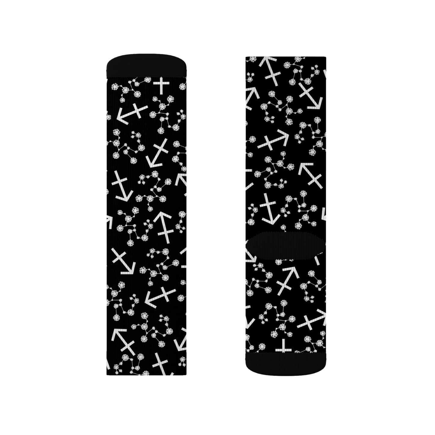 Zodiac Sublimation Socks Sagittarius Zodiac sign