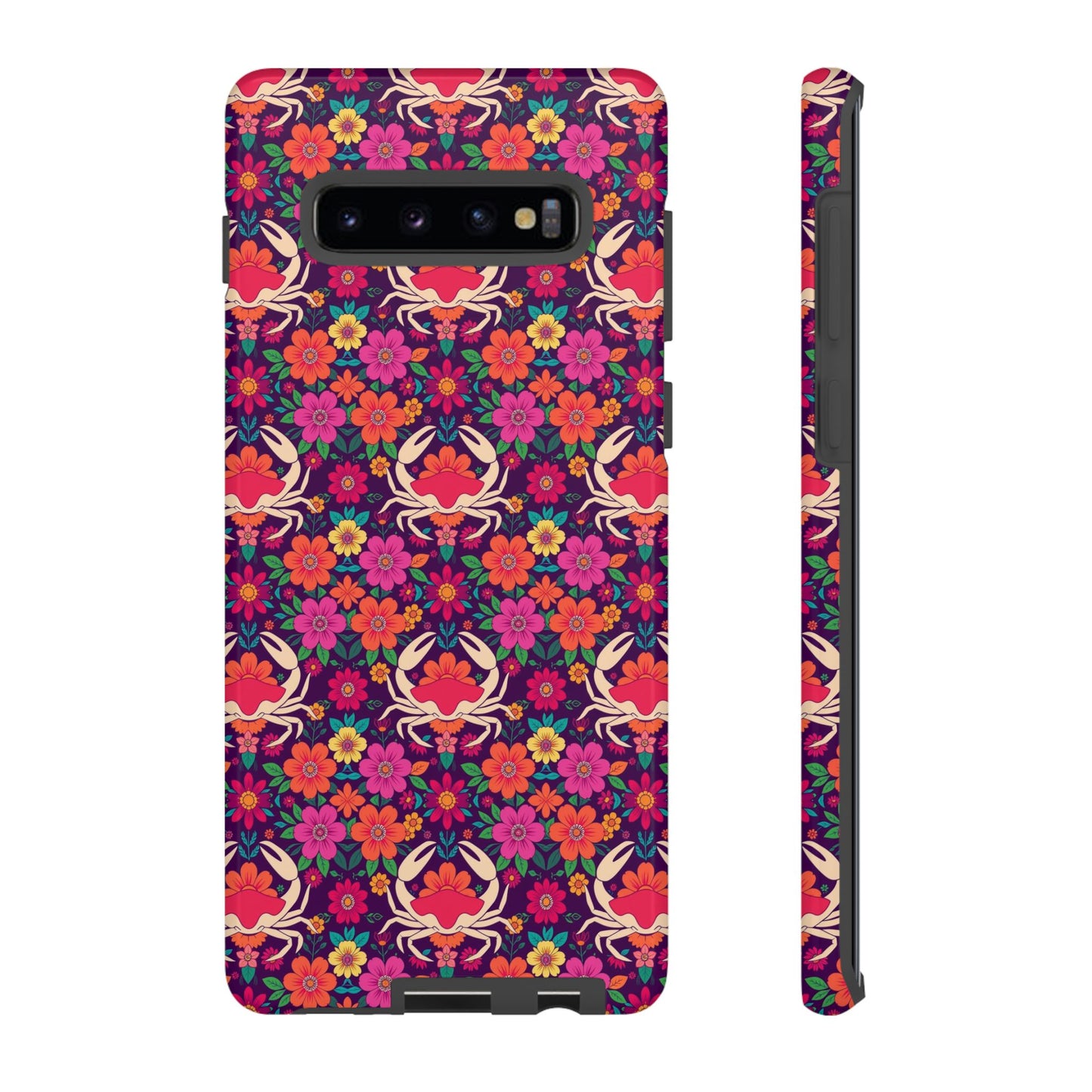 Tough Cases, Cancer, Zodiac v1, Flower Pattern