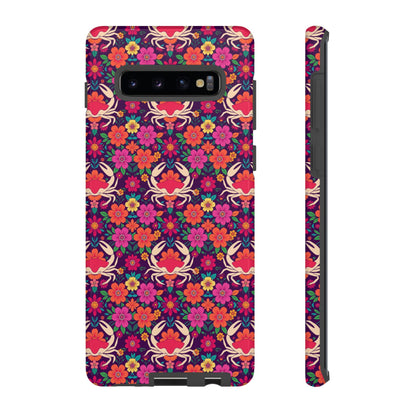 Tough Cases, Cancer, Zodiac v1, Flower Pattern