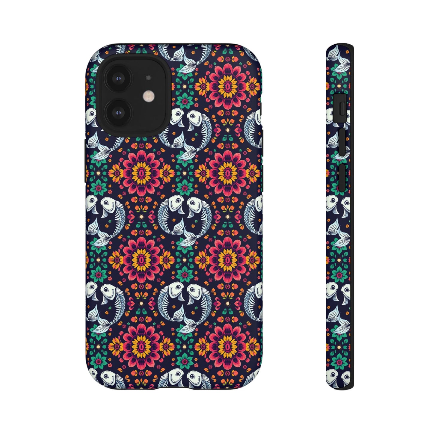 Tough Cases, Pisces, Zodiac v4, Flower Pattern