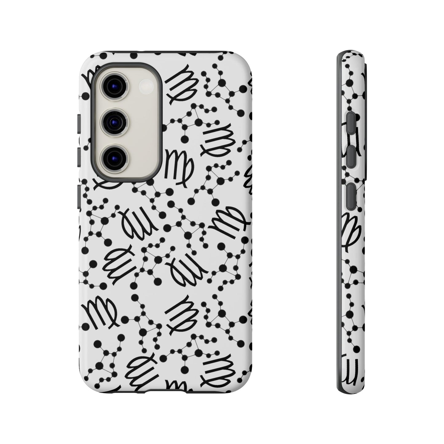 Tough Cases with the Virgo Zodiac sign for iPhone, Samsung Galaxy, and Google Pixel devices