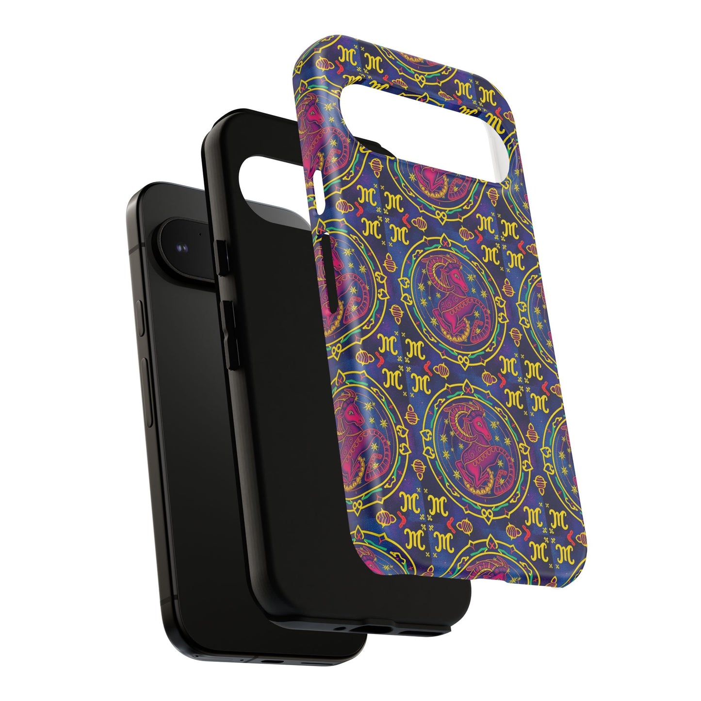 Tough Cases, Capricorn, Zodiac, Metal Pattern